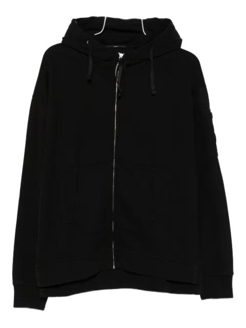 hoodied zip-up sweatshirt by C.P. COMPANY