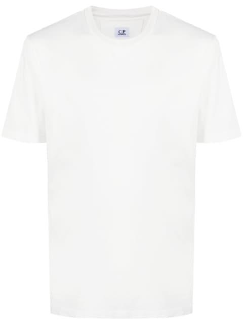 illustration-print cotton T-shirt by C.P. COMPANY