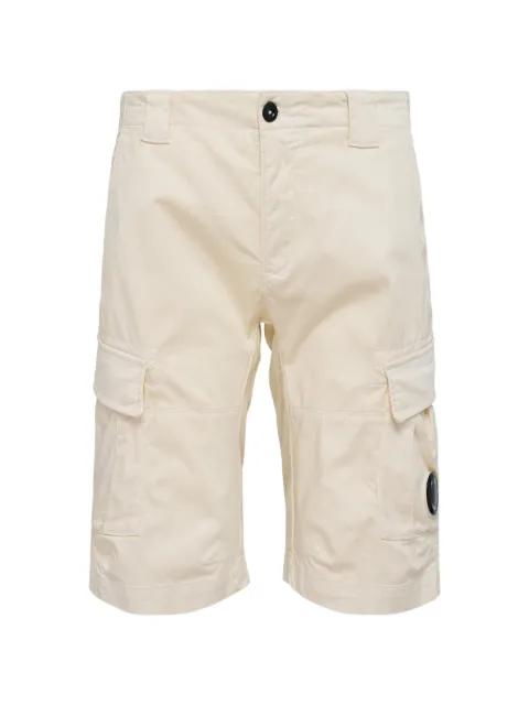 lens-detail cargo shorts by C.P. COMPANY