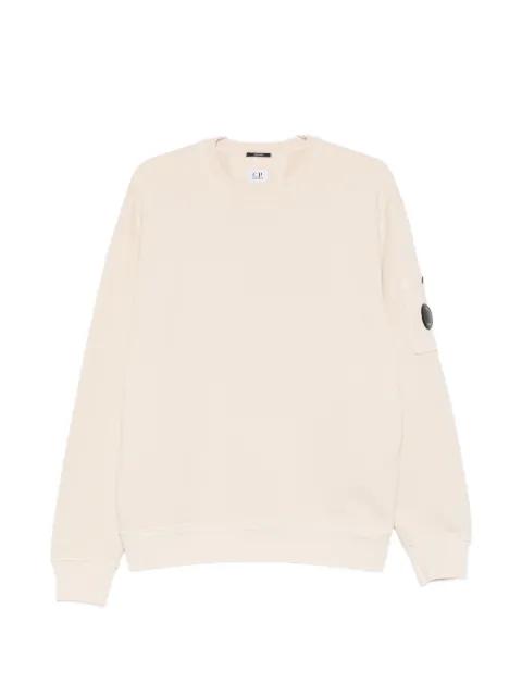 lens-detail crew-neck sweatshirt by C.P. COMPANY