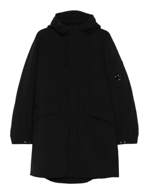 lens-detail hoodied jacket by C.P. COMPANY