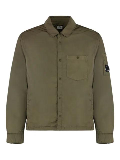 lens-detail padded shirt jacket by C.P. COMPANY