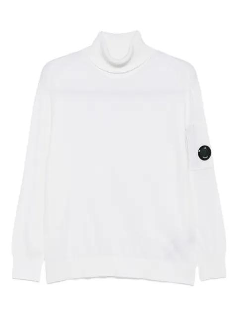 lens-detail turtleneck sweater by C.P. COMPANY