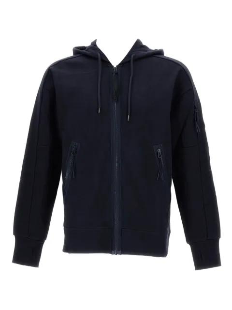 lens-detail zip-up hoodie by C.P. COMPANY