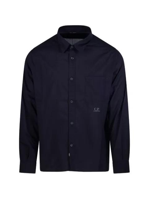light Mussola long sleeve button shirt by C.P. COMPANY