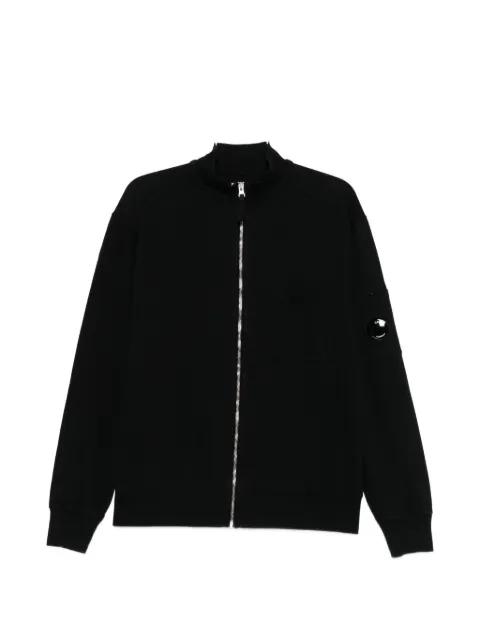 light fleece zip hoodied lens sweatshirt by C.P. COMPANY
