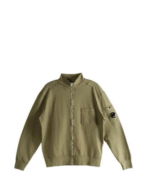 light fleece zip-up sweatshirt by C.P. COMPANY