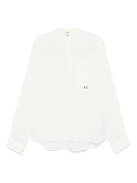 linen long-sleeve shirt by C.P. COMPANY