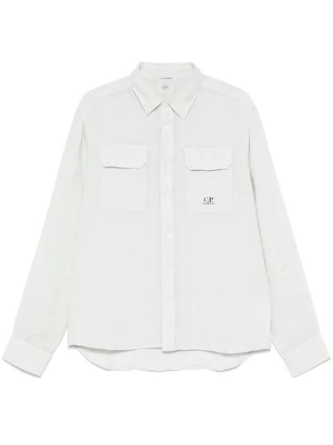 linen long-sleeves shirt by C.P. COMPANY