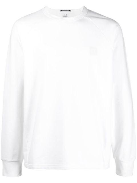 logo-appliqué sweatshirt by C.P. COMPANY