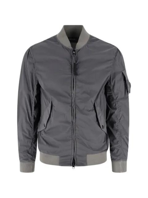 logo-detail bomber jacket by C.P. COMPANY