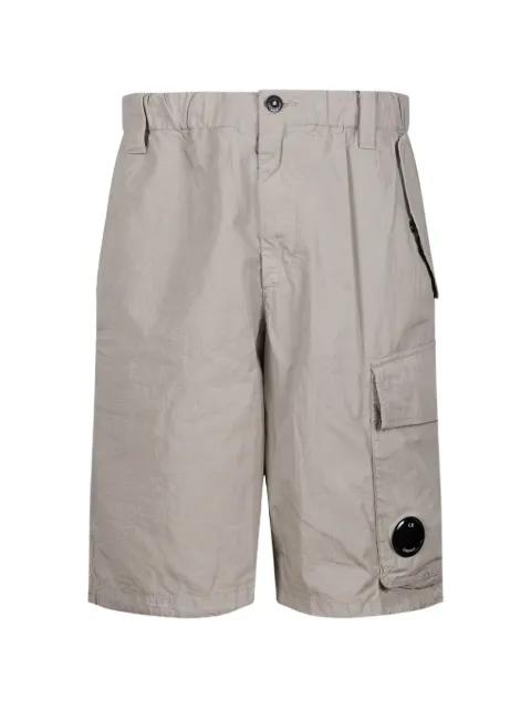 logo-detail cargo shorts by C.P. COMPANY