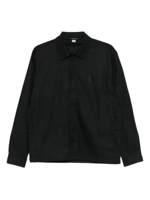 logo-detail cotton jacket by C.P. COMPANY