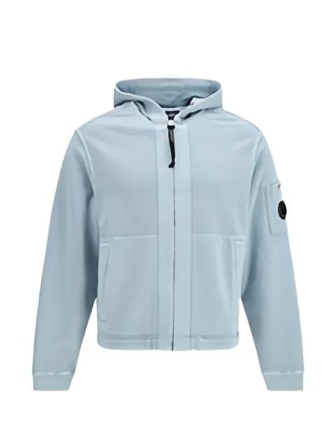 logo-detail hoodie by C.P. COMPANY