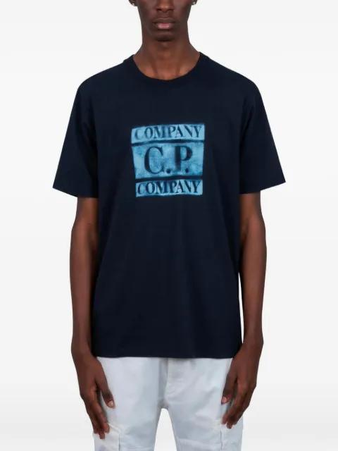 logo-detail short-sleeve T-shirt by C.P. COMPANY