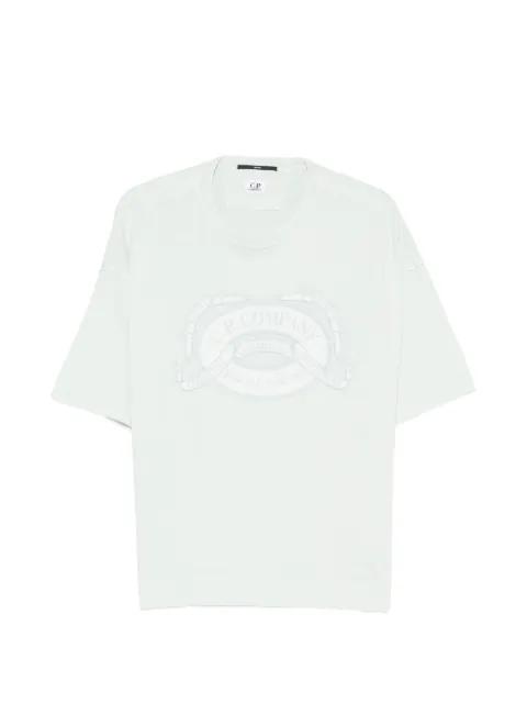 logo-embroidered T-shirt by C.P. COMPANY