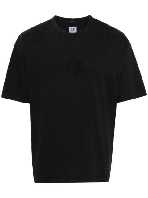 logo-embroidered T-shirt by C.P. COMPANY