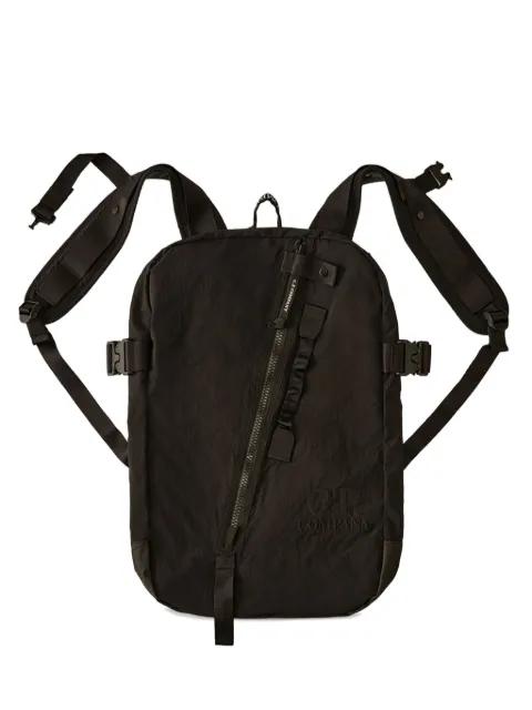 logo-embroidered backpack by C.P. COMPANY