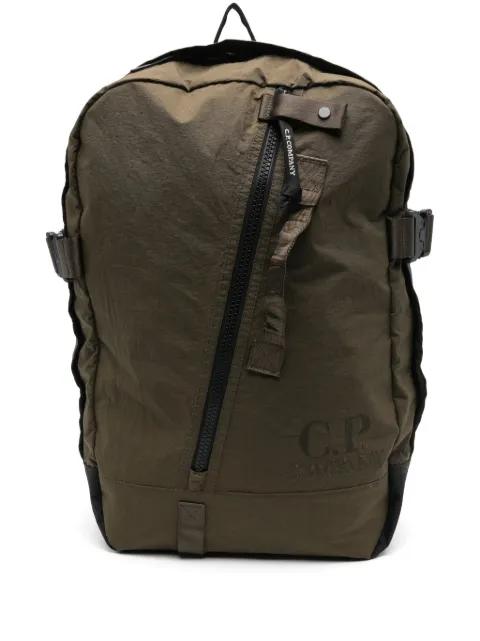 logo-embroidered backpack by C.P. COMPANY