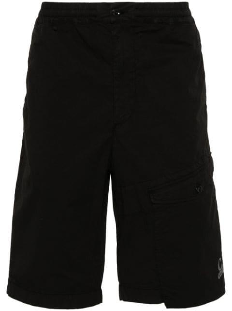 logo-embroidered cargo shorts by C.P. COMPANY