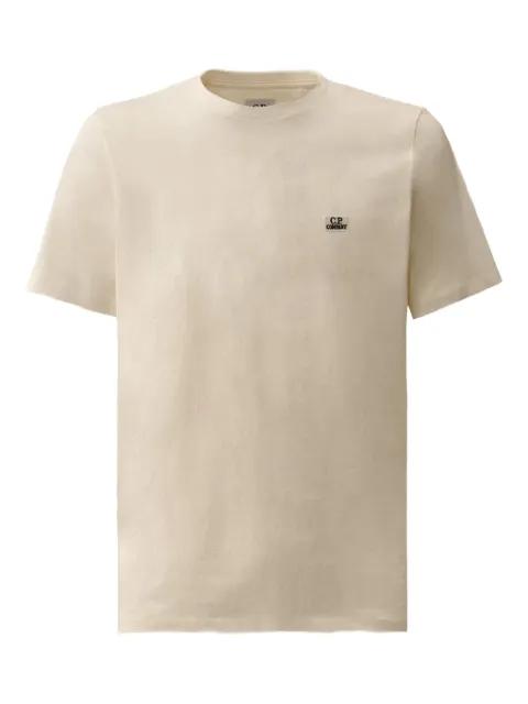 logo-embroidered cotton T-shirt by C.P. COMPANY