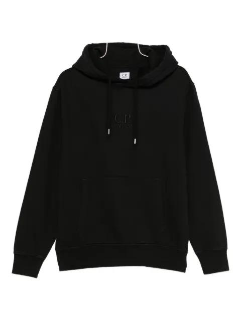 logo-embroidered hoodie by C.P. COMPANY