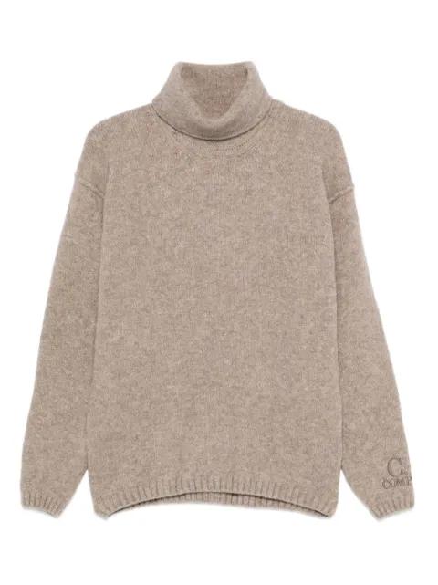 logo-embroidered jumper by C.P. COMPANY