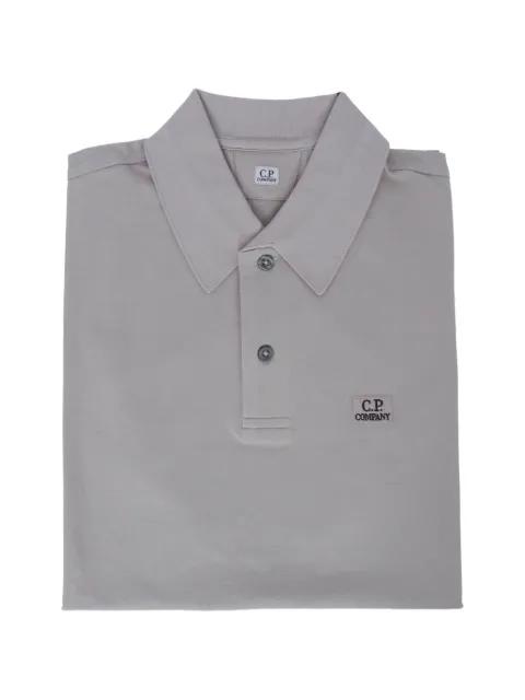 logo-embroidered polo shirt by C.P. COMPANY