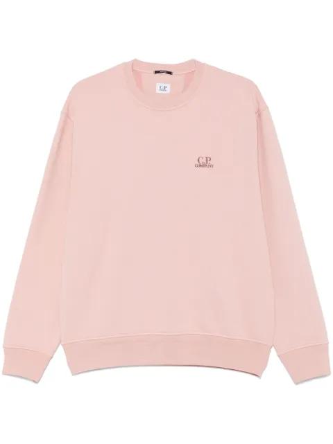 logo-embroidered sweatshirt by C.P. COMPANY