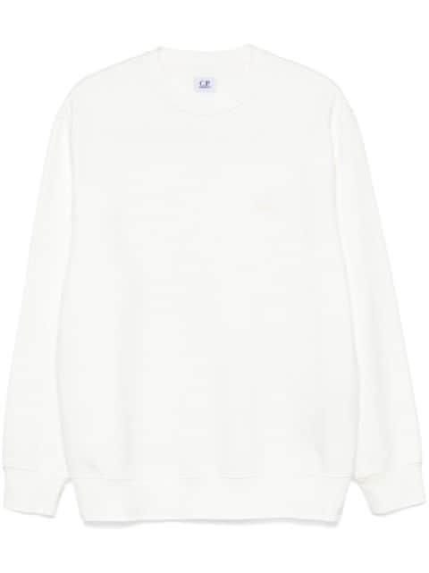 logo-embroidered sweatshirt by C.P. COMPANY