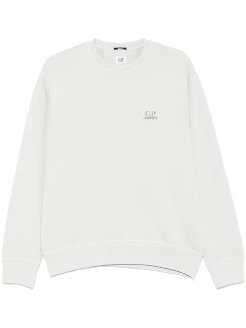 logo-embroidered sweatshirt by C.P. COMPANY