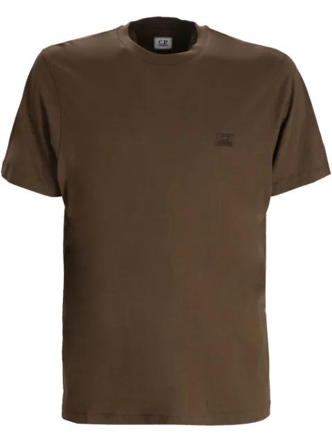 logo-patch T-shirt by C.P. COMPANY