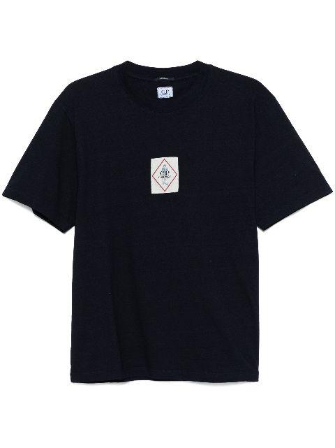 logo-patch T-shirt by C.P. COMPANY