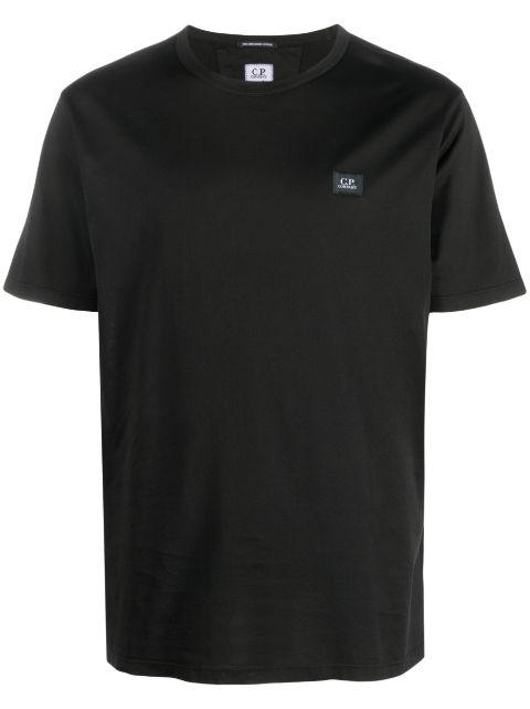 logo-patch cotton T-shirt by C.P. COMPANY
