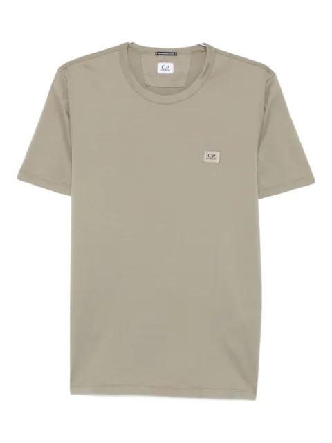 logo-patch cotton T-shirt by C.P. COMPANY