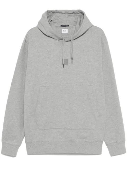 logo-patch hoodie by C.P. COMPANY