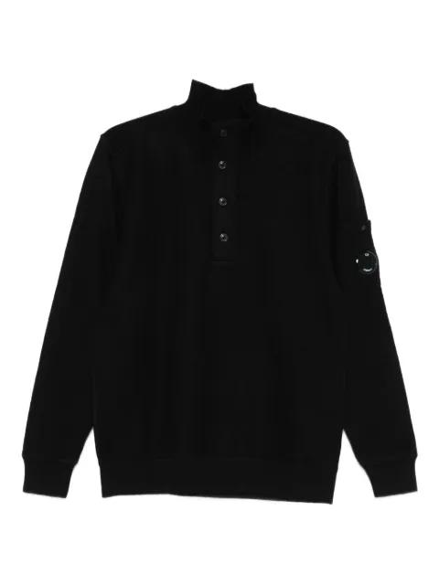 logo-patch polo shirt by C.P. COMPANY
