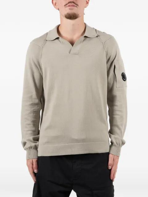 logo-patch sweater by C.P. COMPANY