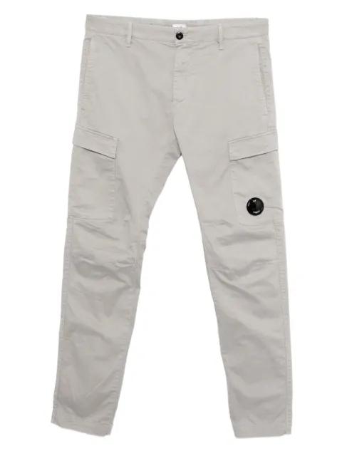 logo-plaque cargo trousers by C.P. COMPANY