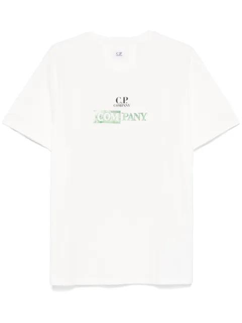 logo-print T-shirt by C.P. COMPANY