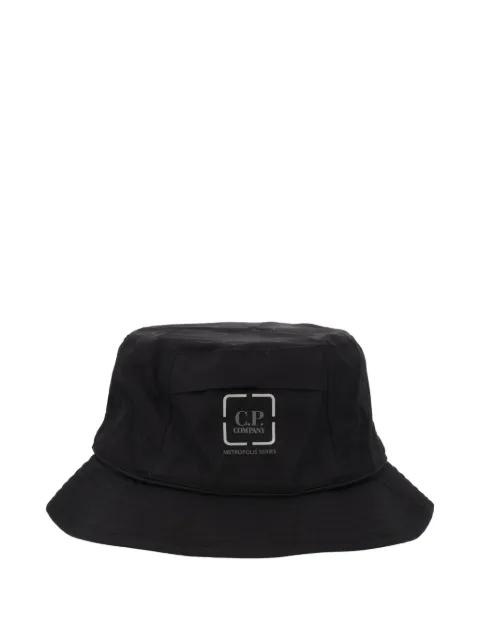 logo-print bucket hat by C.P. COMPANY