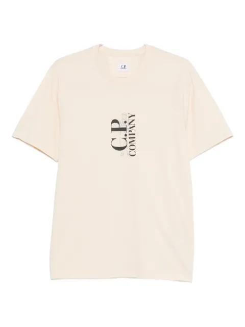 logo-print crew-neck T-shirt by C.P. COMPANY