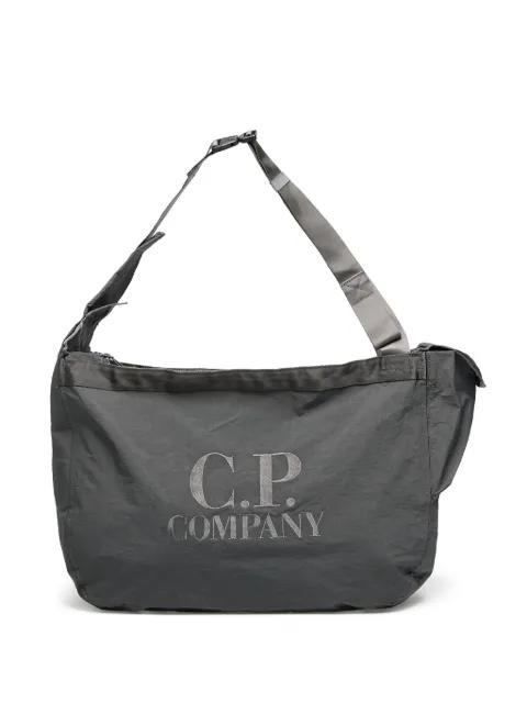 logo-print messenger bag by C.P. COMPANY