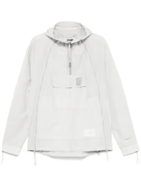 logo-print pertex jacket by C.P. COMPANY