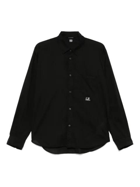 logo-print shirt by C.P. COMPANY