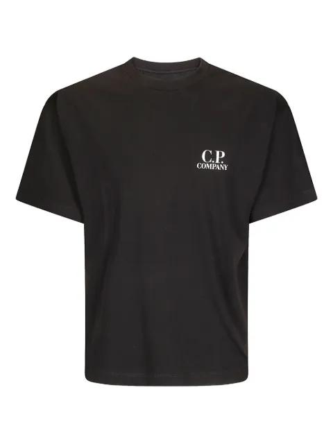 logo-print short-sleeve T-shirt by C.P. COMPANY