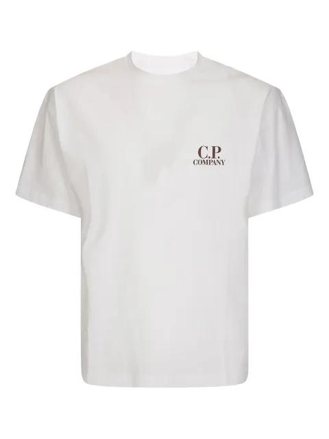logo-print short-sleeve T-shirt by C.P. COMPANY