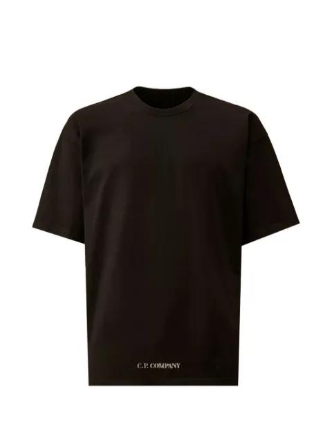 logo-print short-sleeve T-shirt by C.P. COMPANY