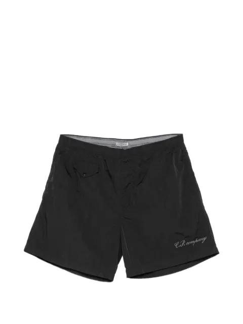 logo-print swim shorts by C.P. COMPANY