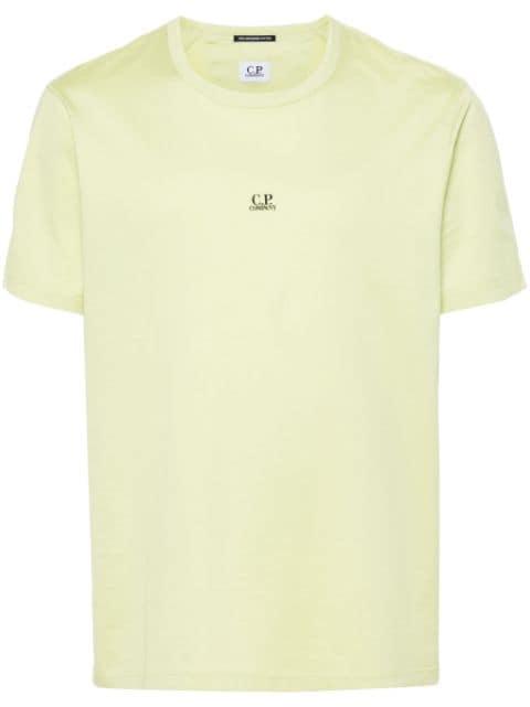 logo-printed cotton T-shirt by C.P. COMPANY